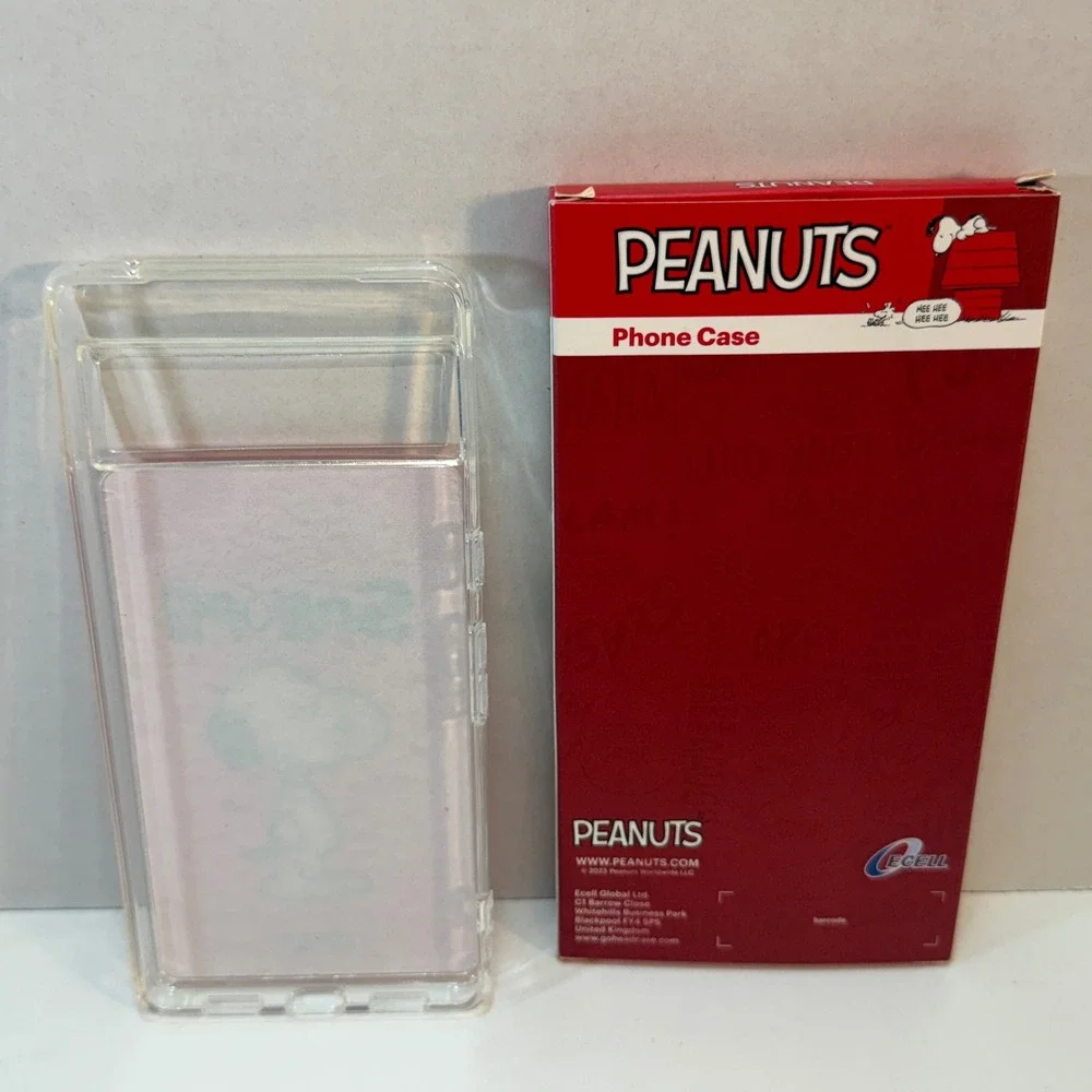 Peanuts Snoopy Phone Case Google Pixel 6 Red Clear Graphic Cover Cartoon